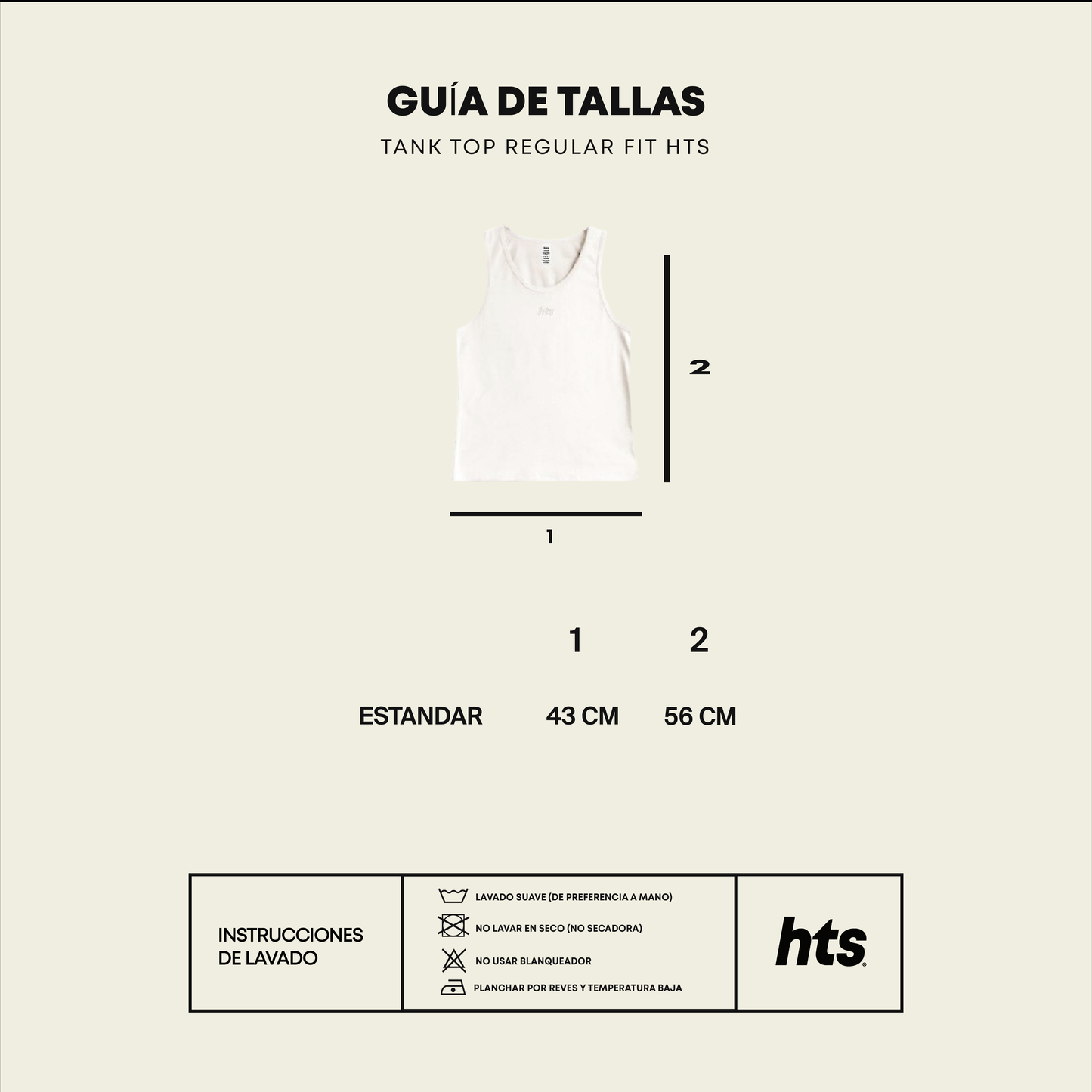 Tank top hueso