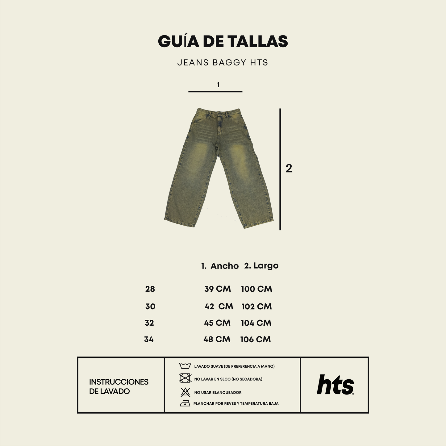 Baggy jeans oxide vein