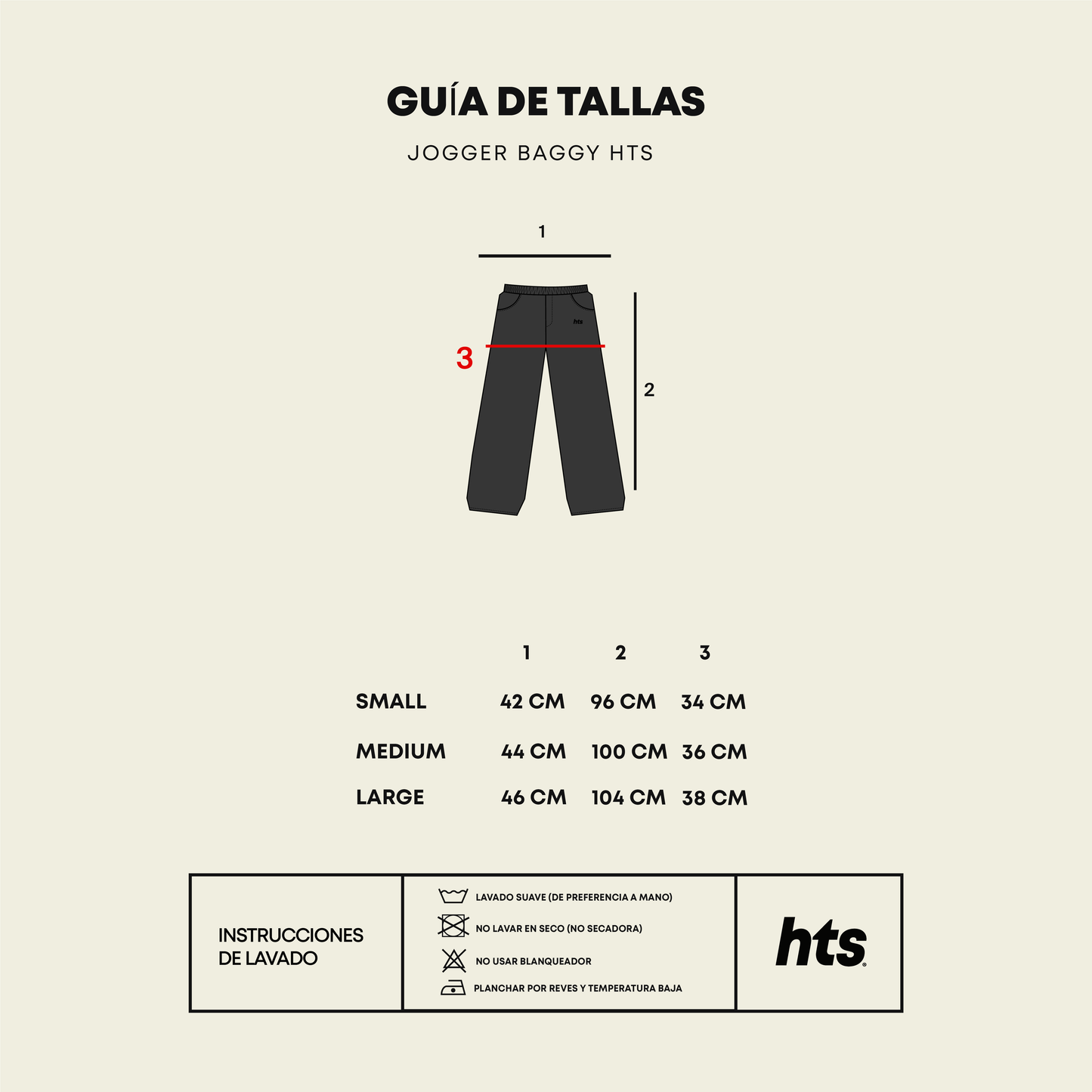 Jogger baggy basic negro