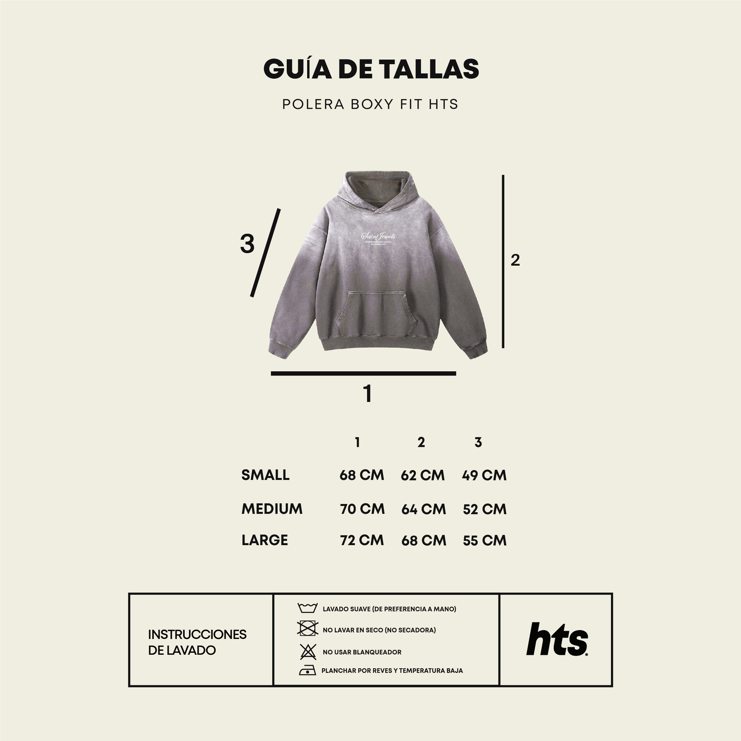 Hoodie boxy saint jewels