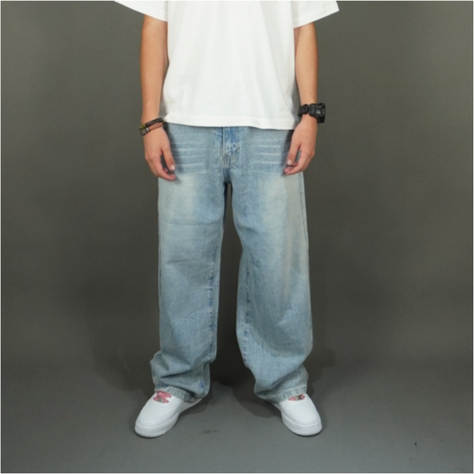 Baggy jeans ash blue