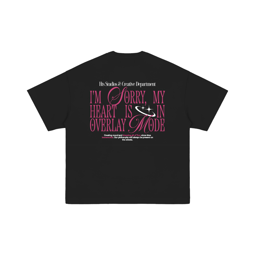 Polo overboxy art in mood pink