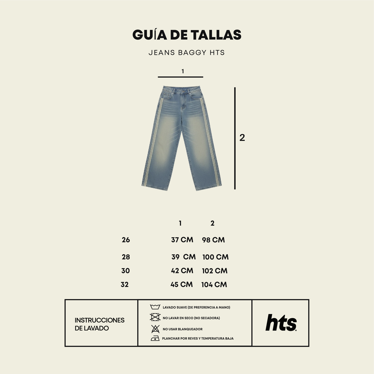 Baggy jeans molten vein