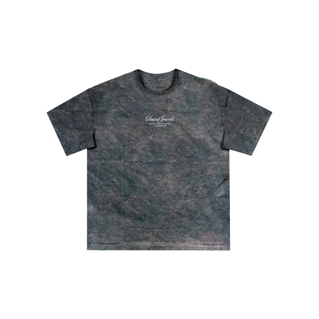 Polo oversize acid wash saint jewels