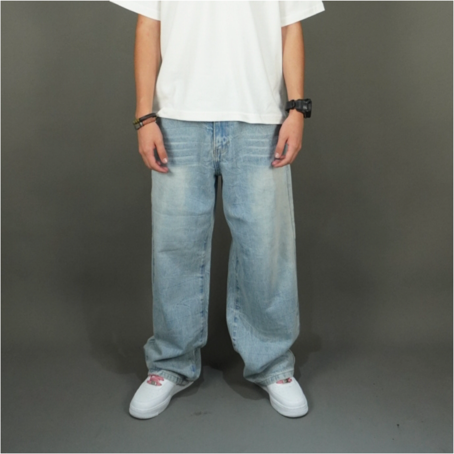 Baggy jeans ash blue