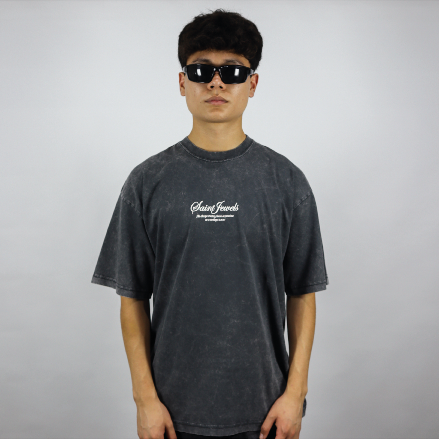 Polo oversize acid wash saint jewels