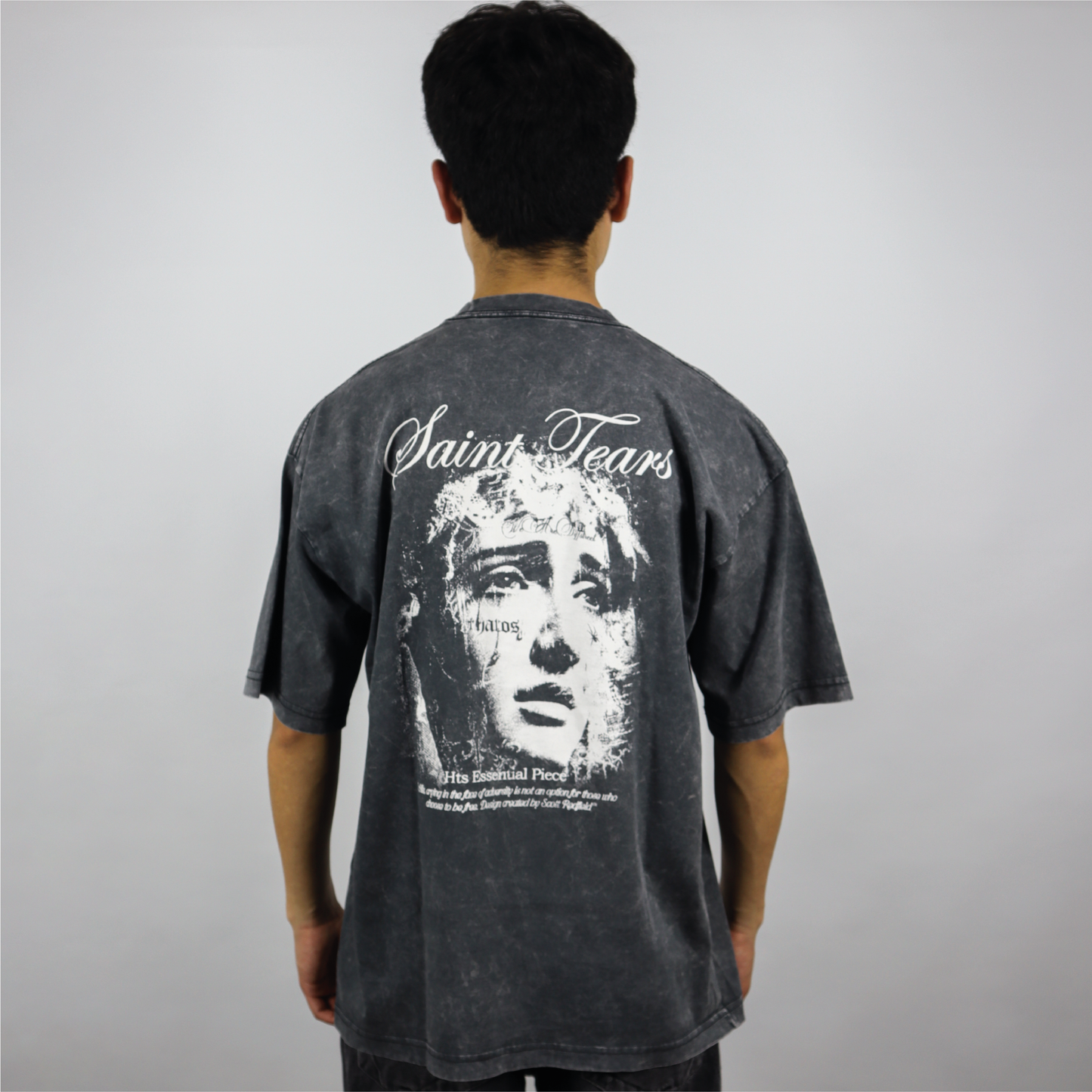 Polo oversize acid wash saint jewels