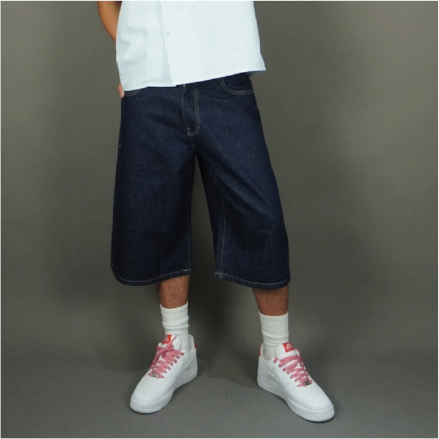 Jort baggy raw heat denim