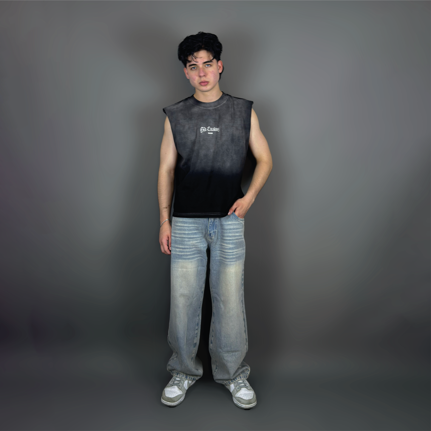Baggy jean vein sky