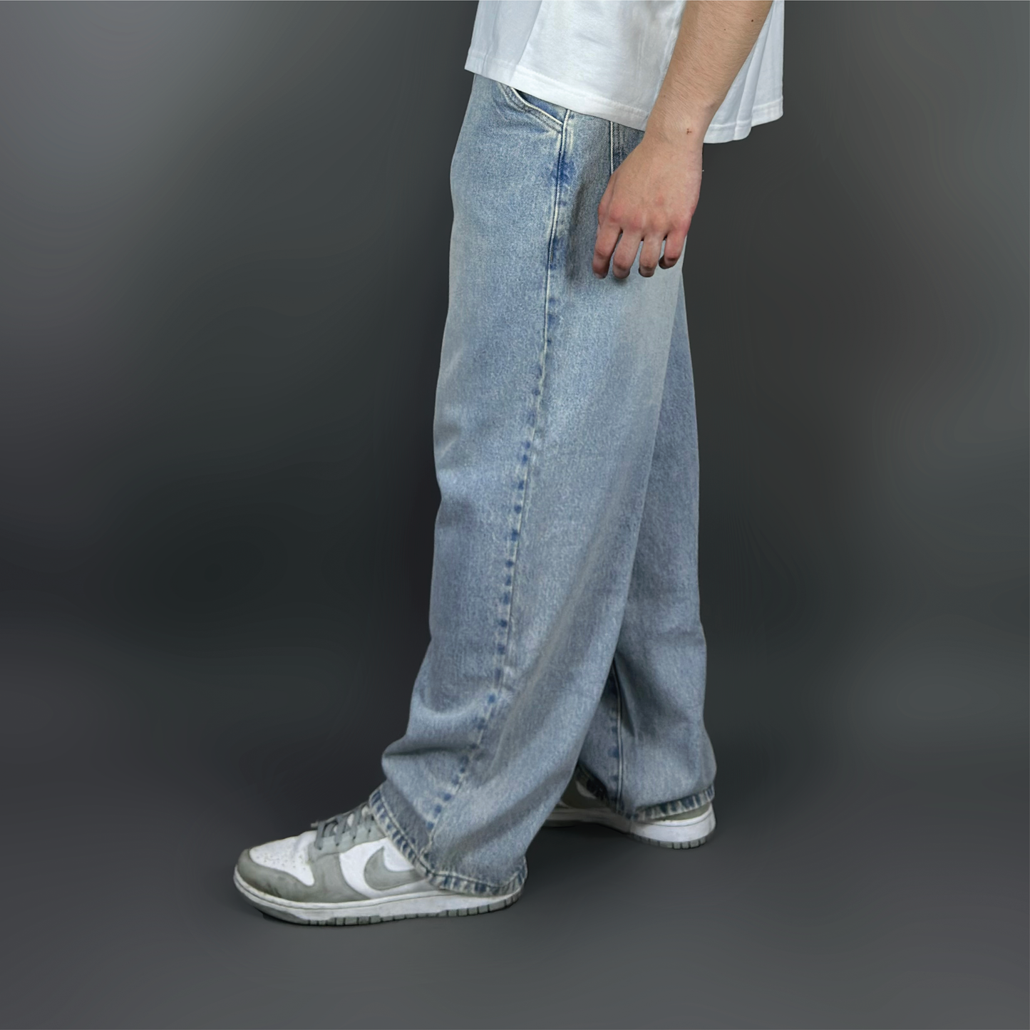 Baggy jeans dust blue