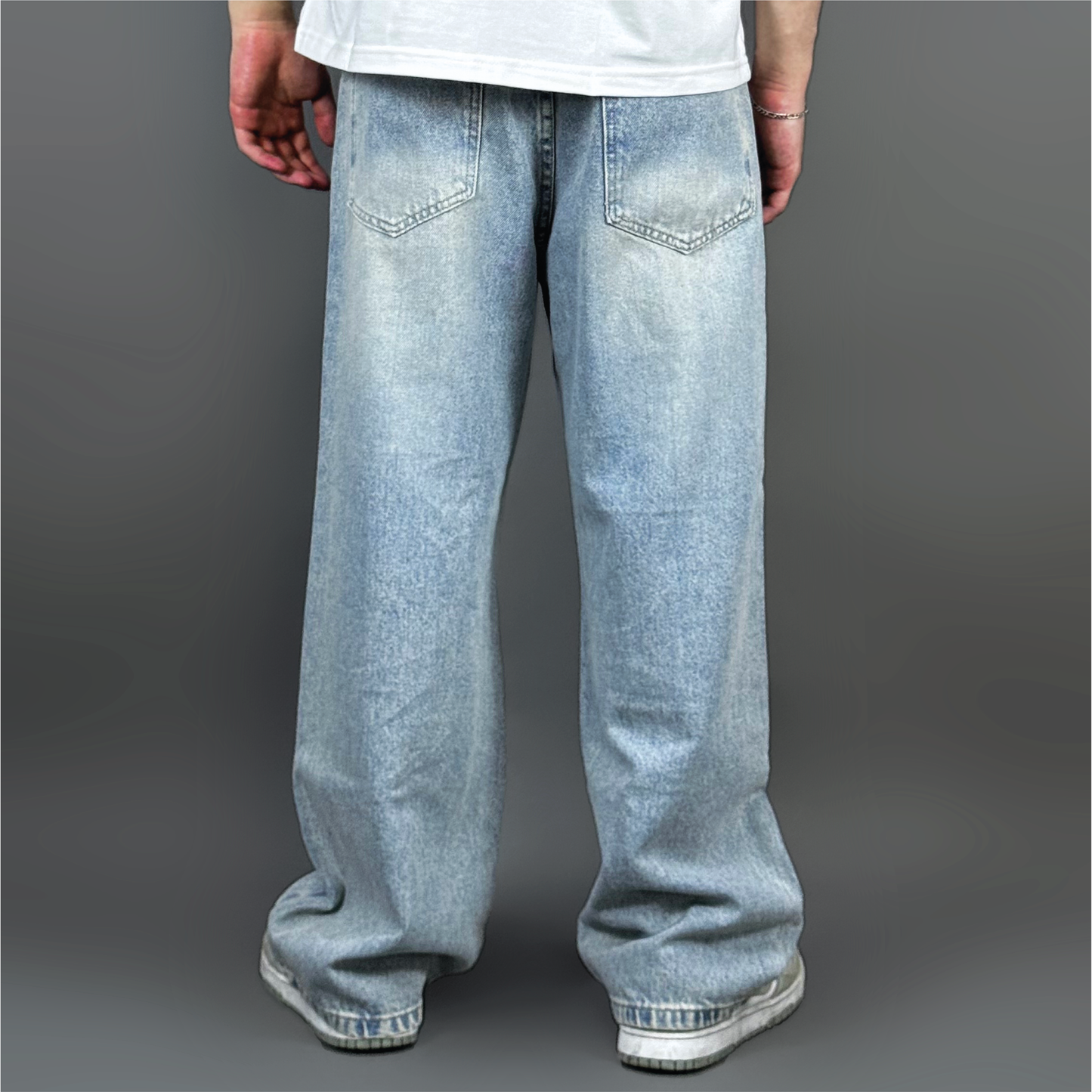 Baggy jeans dust blue
