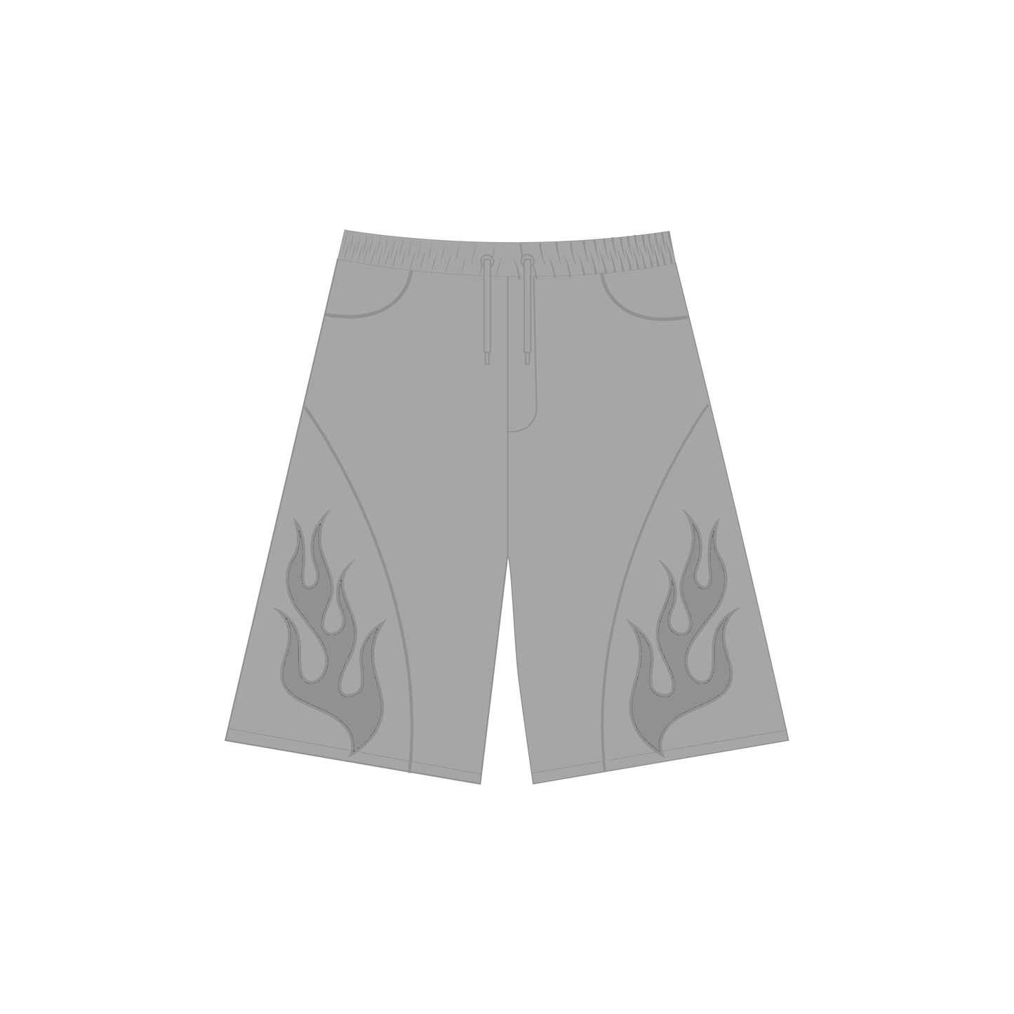 Jort baggy flame board melange