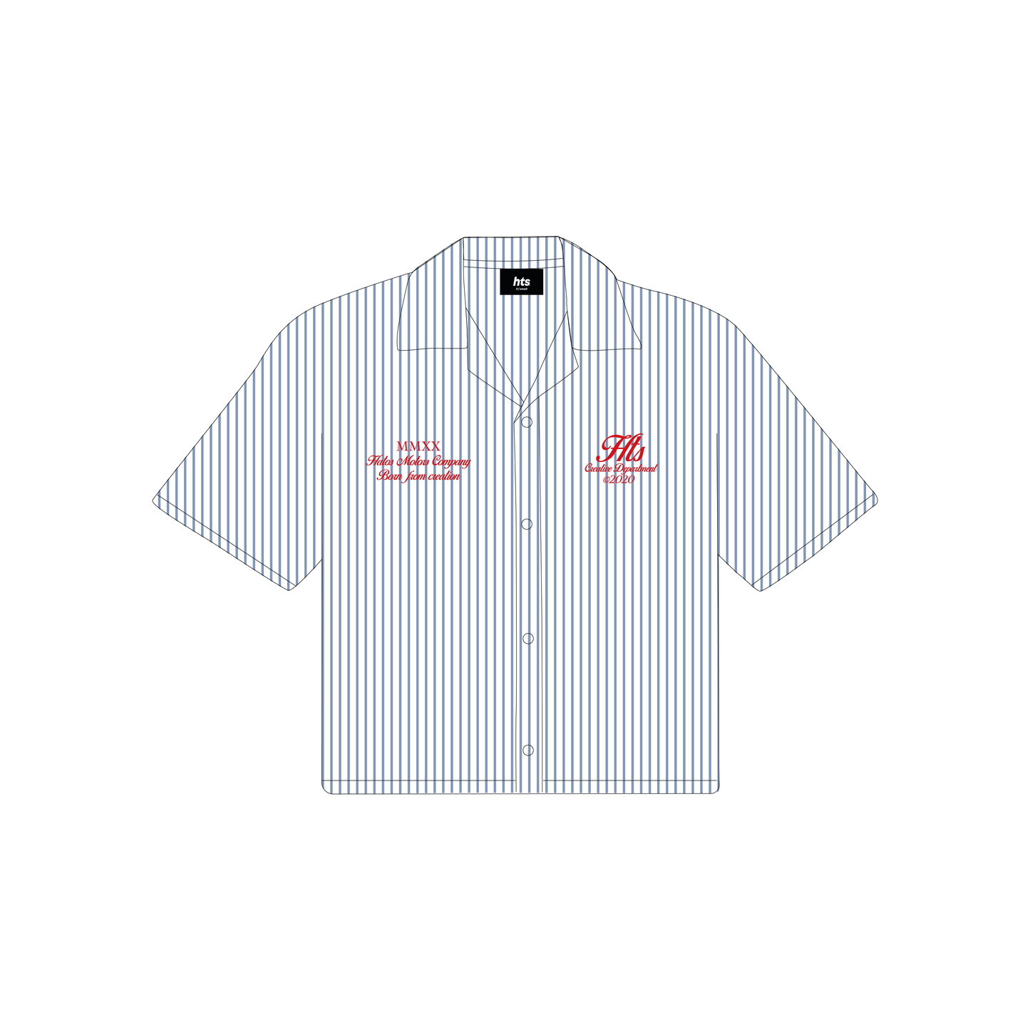 Camisa boxy motors company red