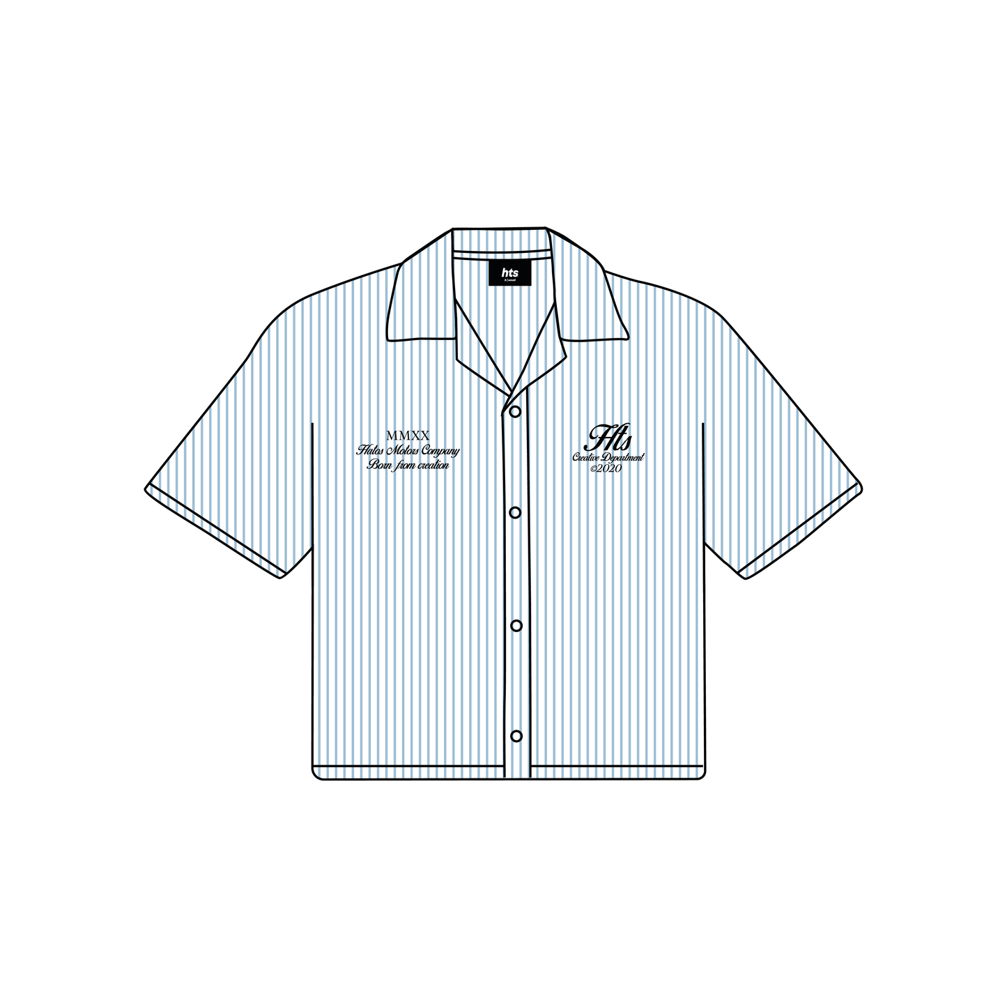 Camisa boxy motors company black