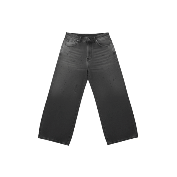 Baggy jeans black ash