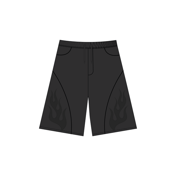 Jort baggy flame board negro