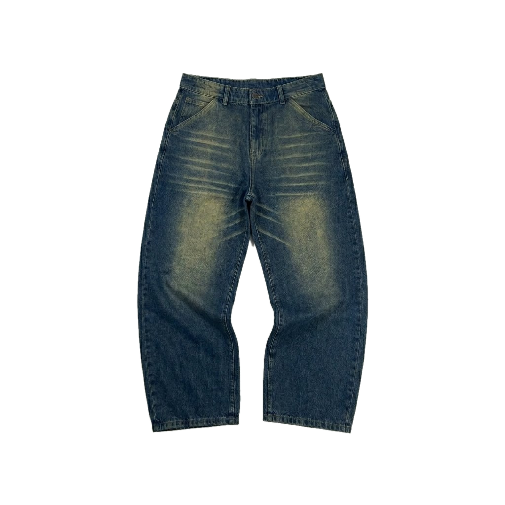 Baggy jeans steel blue