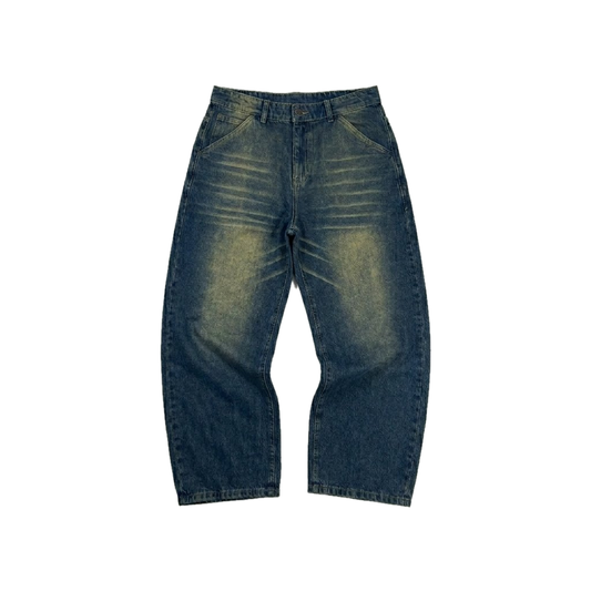 Baggy jeans steel blue